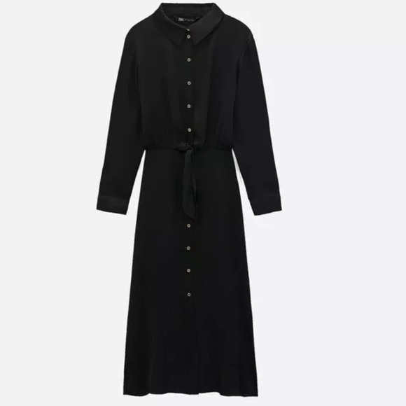 Zara Satin Dress - Picture 4 of 11